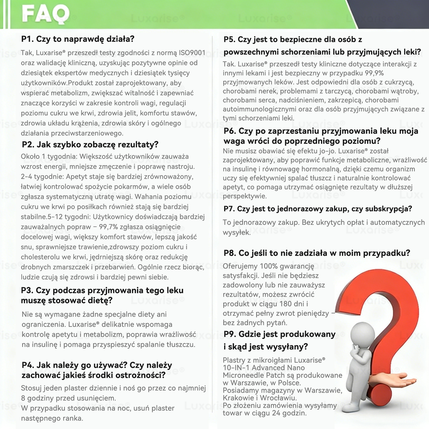 Oficjalny sklep| 👩‍⚕️𝗟𝘂𝘅𝗮𝗿𝗶𝘀𝗲® MORINGA Z BERBERYNA 10W1 Zaawansowany Nano-Mikroigłowy Plaster (Stosować raz na dobę, zauważalne efekty w ciągu 7 dni) ✅ Otyłość, cukrzyca, bezdech senny oraz schorzenia stawó🍉
