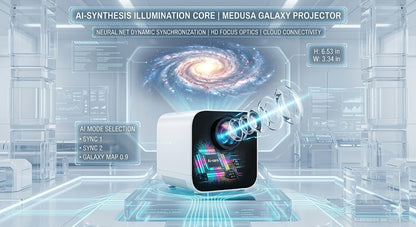 360° Rotating Galaxy Projector & Starry Sky Night Light - Professional Planetarium Lamp for Kids Bedroom - Aesthetic Ceiling Projector for Wedding & Home Decor