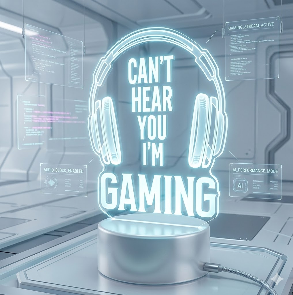 3D Gaming Headset Visual Illusion Night Light: Smart Touch 16 Color Changing LED Lamp - USB Powered Decor Lighting for Modern Game Rooms