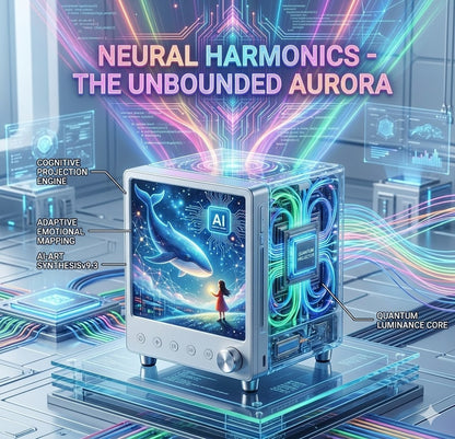 Aurora Starry Sky Projector with Ambient Bluetooth Music - Dimmable Smart Night Light & Sound Machine for Aesthetic Room Decor