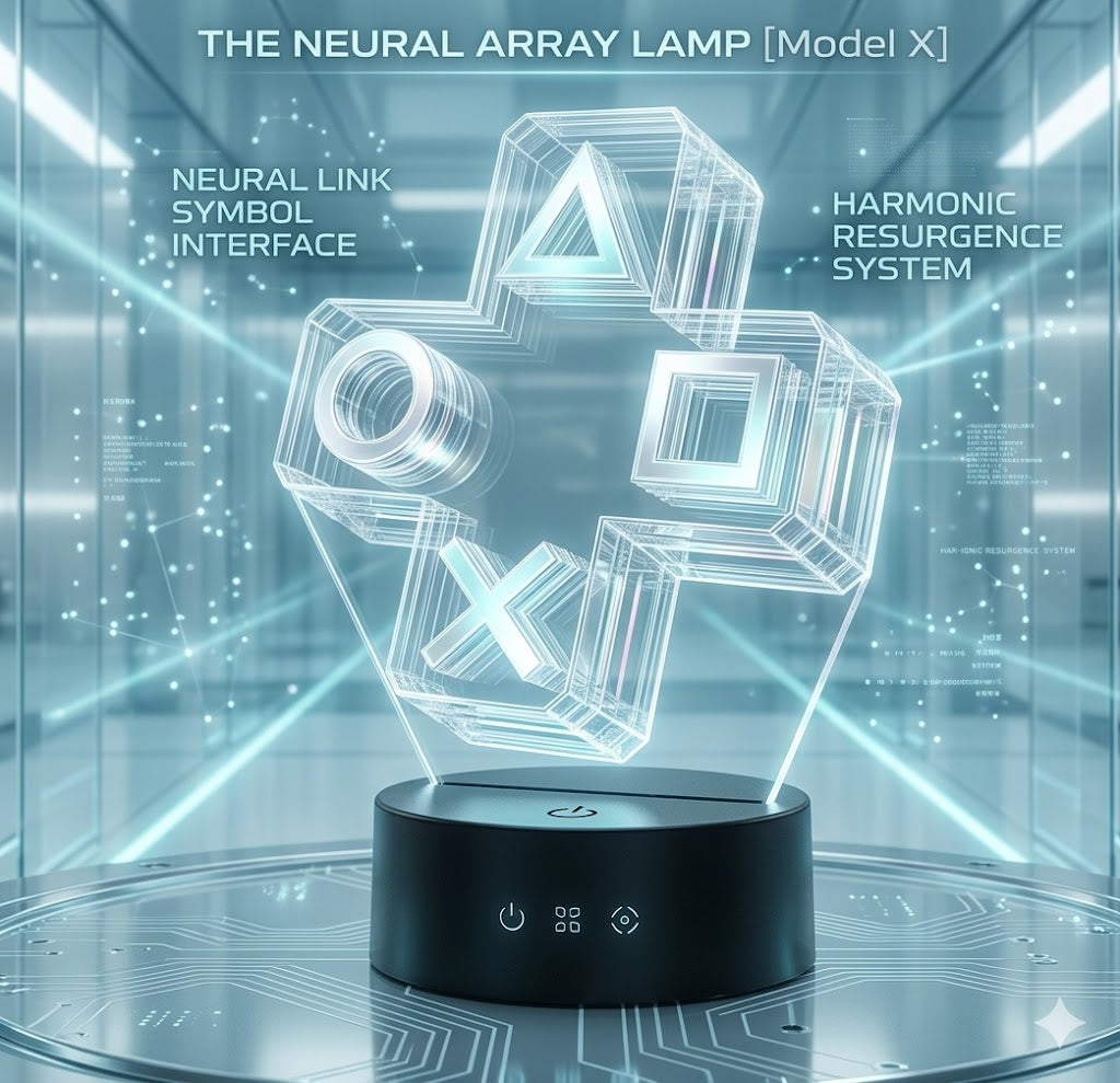 Esports Gaming Experience 3D Lamp - Dynamic RGB Cross Button Night Light - Optical Illusion LED Decor for PC Setup & Gamer Cave Ambiance