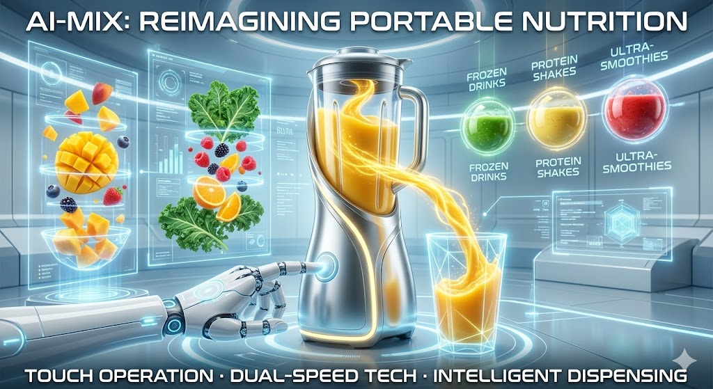 High-Speed Double Cup Electric Juicer - Portable USB Fruit Mixer & Baby Food Maker - Cordless Personal Blender for Fresh Juice, Protein Shakes and Smoothies